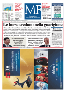 Milano Finanza prima pagina 25 marzo 2020