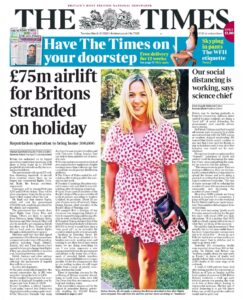 the Times 31 marzo