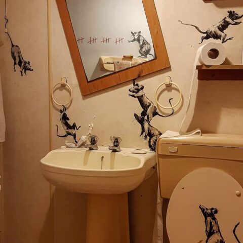 L'ultima di Banksy e dei suoi topolini