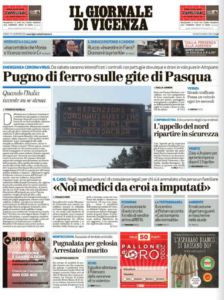 Il Giornale di Vicenza 9 aprile