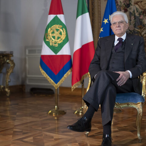 il Presidente della Repubblica Sergio Mattarella