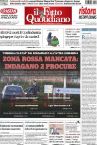 il Fatto Quotidiano 9 aprile