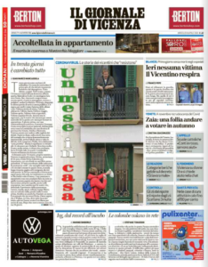 il Giornale di Vicenza 8 Aprile