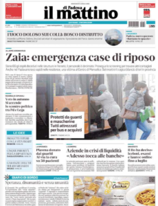 il Mattino di Padova 8 Aprile