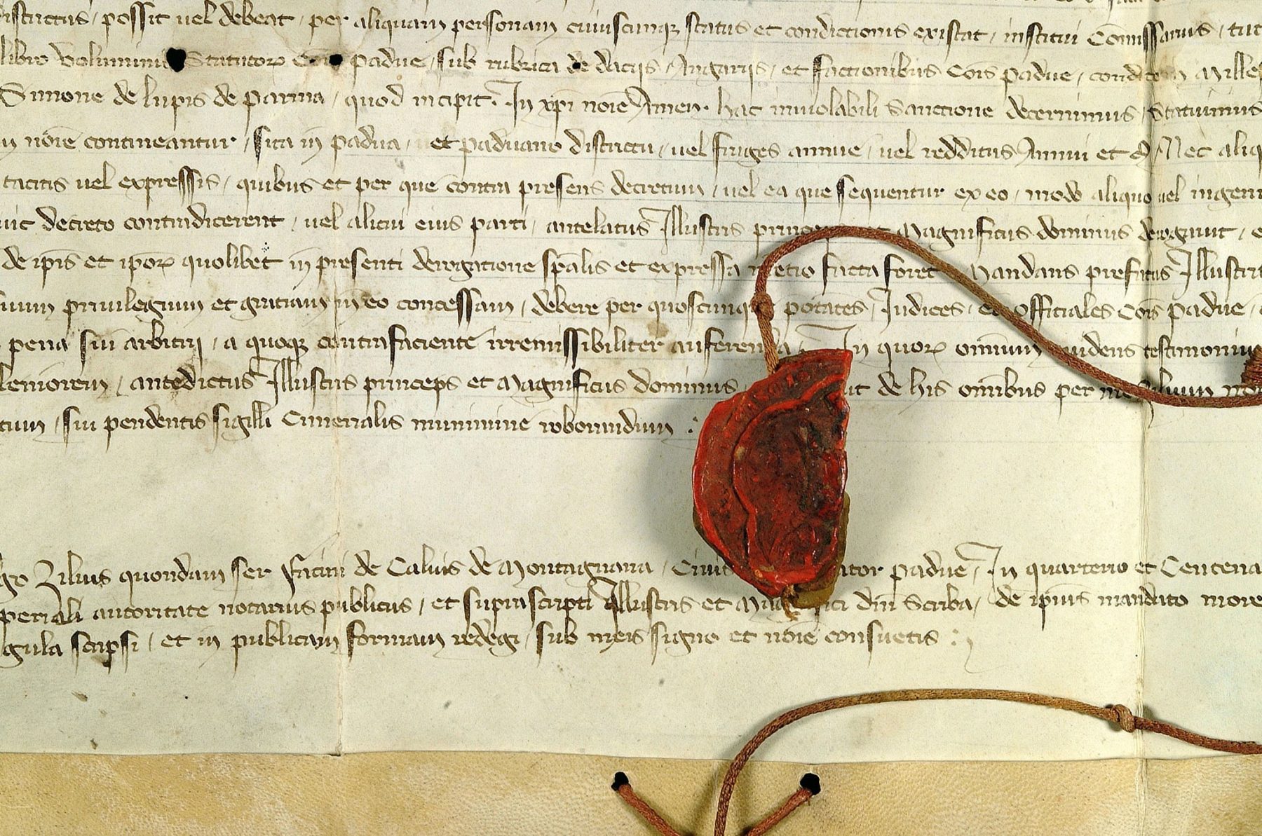 La Padova del ‘700 Documento Sigillo