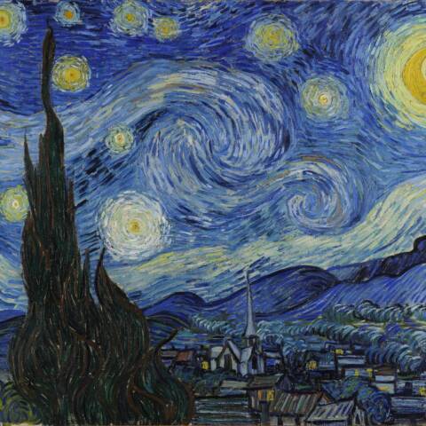 Van Gogh Notte Stellata Foto da Google Art Project