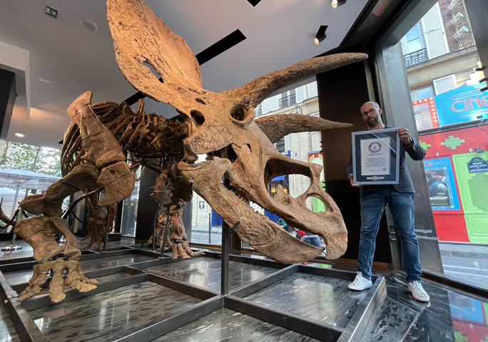 Big John Guiness World Record Triceratopo