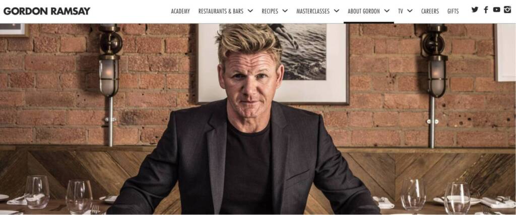 Gordon Ramsey Website