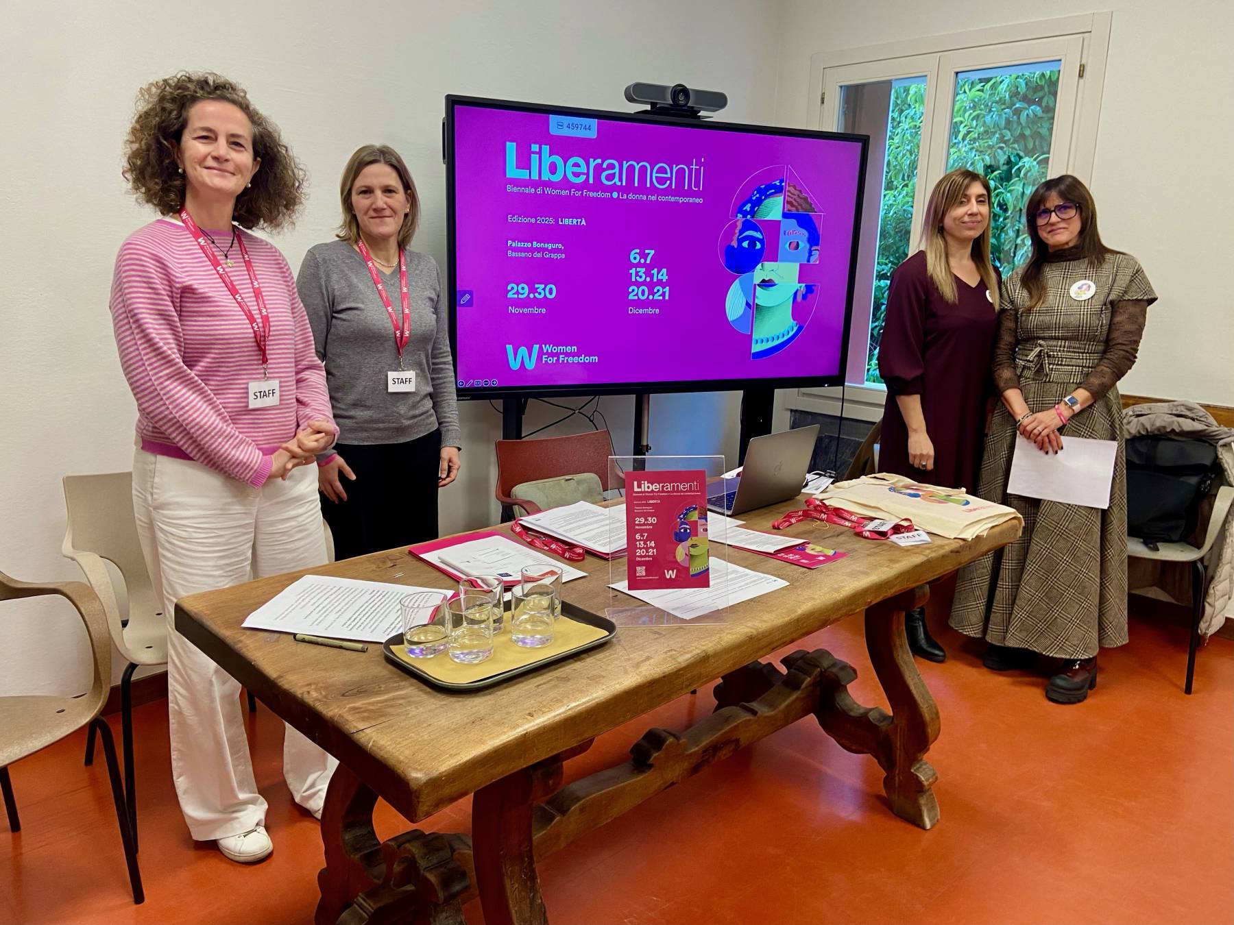 La conferenza stampa di presentazione di Liberamentiv (ph. courtesu ufficio stampa Liberamenti)