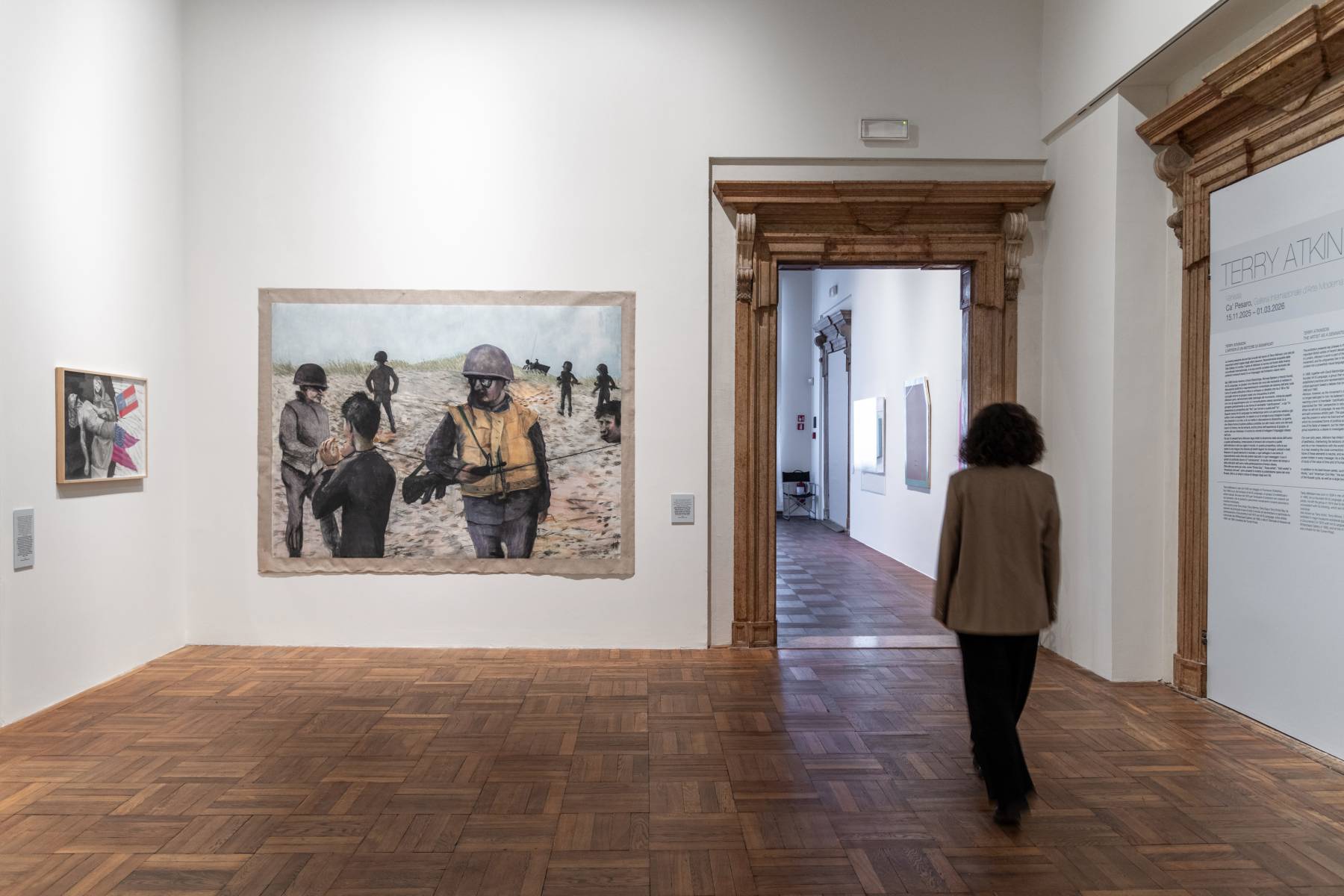 Opera di Atkinson eposta a Ca Pesaro (ph. Iren Fanizza courtesy ufficio stampa Ca Pesaro)