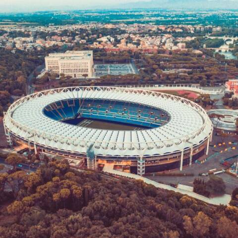 Lo stadio Olimpico di Roma (Ph. Cristian Manieri via Pexels)