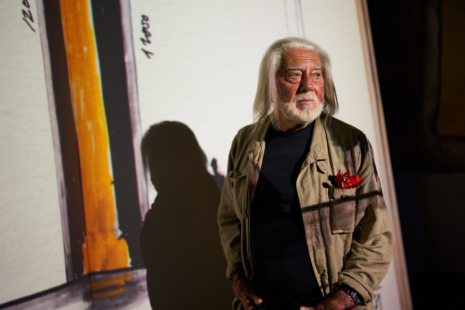 Fabrizio Plessi in una foto di archivio (Ph. courtesy Fabrizio Plessi per Fondazione Alberto Peruzzo per la mostra Nero Oro)